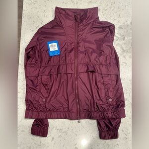 Columbia Sunny City Windbreaker MarionBerry Like New